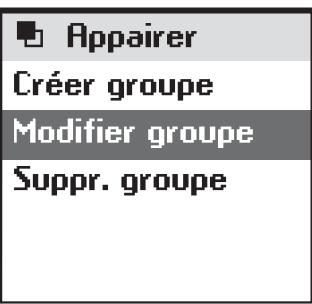 SOMFY TELIS COMPOSIO RTS - La modification du groupe s'effectue comme suit : - 1