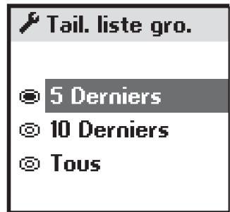 SOMFY TELIS COMPOSIO RTS - Derniers groupes utilisés - 1