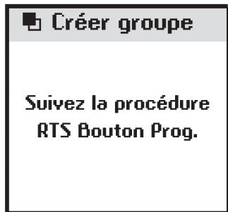 SOMFY TELIS COMPOSIO RTS - La procédure de programmation du point de commandes'effectue comme suit : - 1