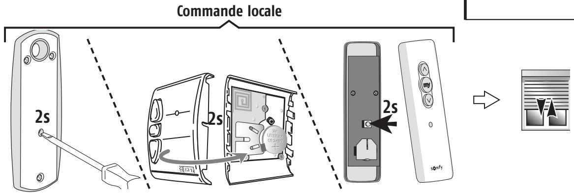 SOMFY TELIS COMPOSIO RTS - La procédure de programmation du point de commandes'effectue comme suit : - 2