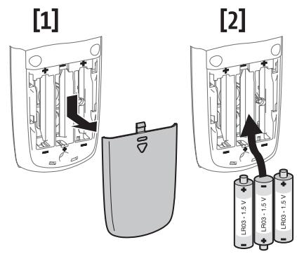 SOMFY TELIS COMPOSIO RTS - Insertion / Changement des Piles - 1
