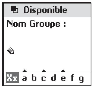 SOMFY TELIS COMPOSIO RTS - Utilisation de l'écran de saisie des noms - 2