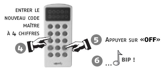 SOMFY ASR 5000 - Personnaliser le code maître du clavier de contrôle - 3
