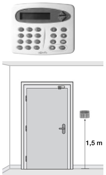 SOMFY ASR 5000 - Clavier de contrôle avec écran LCD - 1