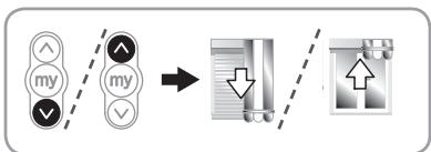 SOMFY EASY SUN IO - Touches Montée / Descente - 1