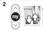 SOMFY EASY SUN IO - Enregistrement ou modification de la position favorite - 2
