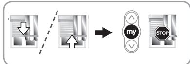 SOMFY EASY SUN IO - Funzione STOP - 1