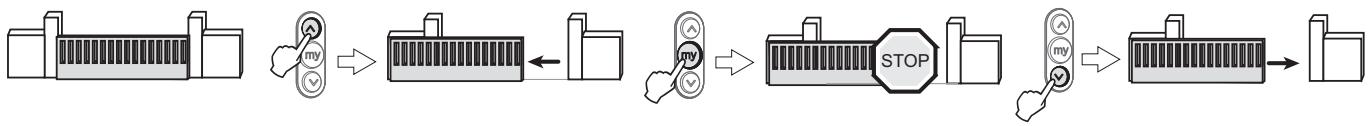 SOMFY ELIXO 500 - Fonctionnement avec une télécommande de type Telis - 1