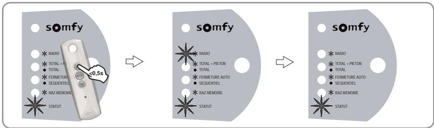 SOMFY FREEVIA 300 - Ajout de télécommandes - 2