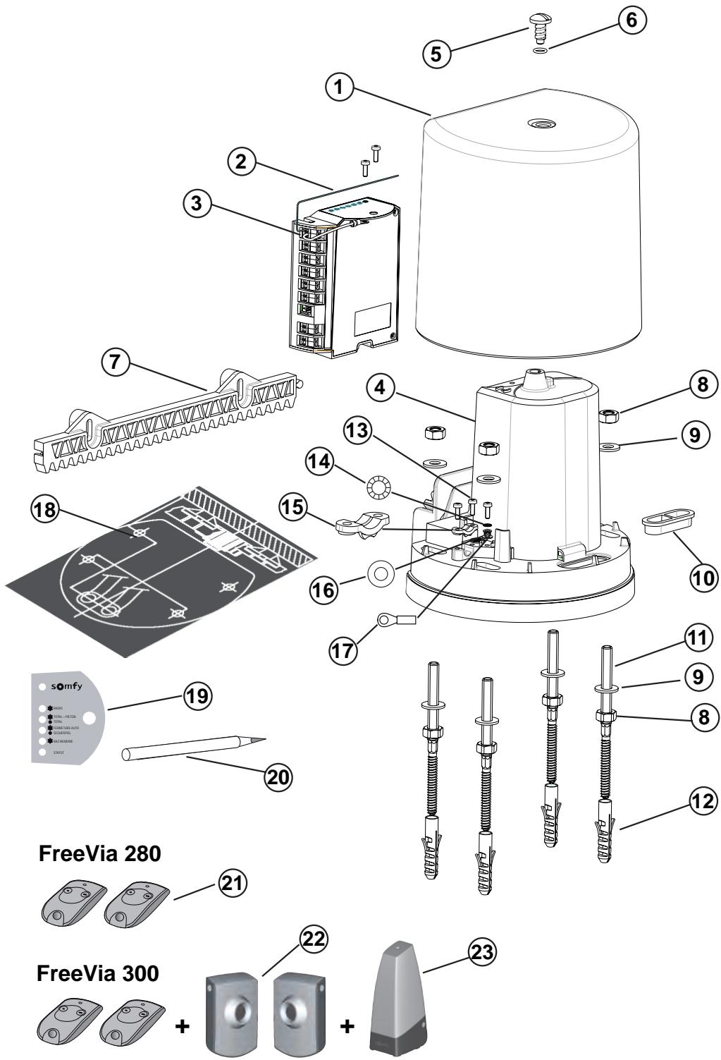 SOMFY FREEVIA 300 - 2