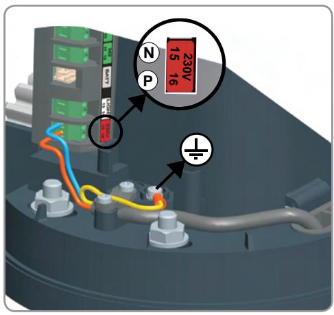 SOMFY FREEVIA 300 - Raccordement du moteur - 7