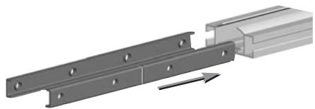 SOMFY GDK 3000 - Assemblage du rail - 2