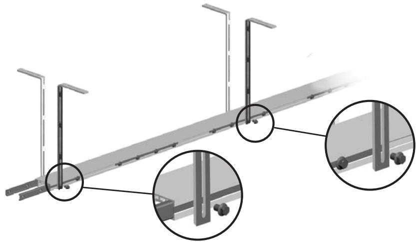 SOMFY GDK 3000 - Fixation du rail - 11