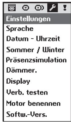 SOMFY IMPRESARIO CHRONIS IO - Datum und Uhrzeit - 1