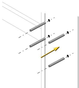 SOMFY PASSEO 630 - Pose des scellements. - 2