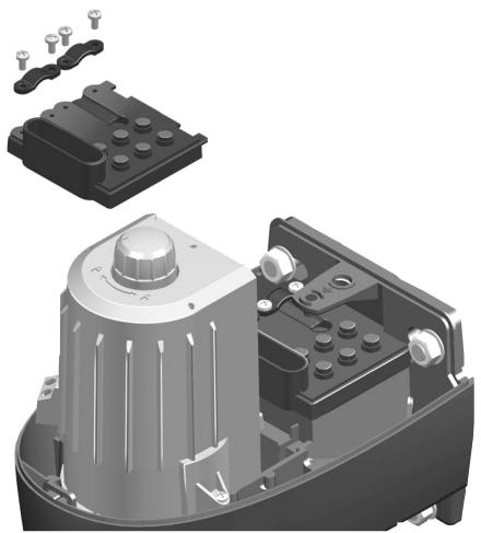 SOMFY PASSEO 650 - Mise en place des passé-fils. - 2