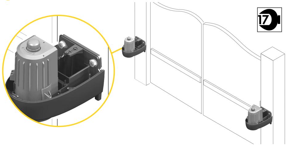 SOMFY PASSEO 650 - Mise en place des moteurs. - 3