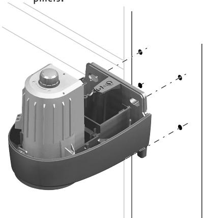 SOMFY PASSEO 650 - Pose des scellements. - 1