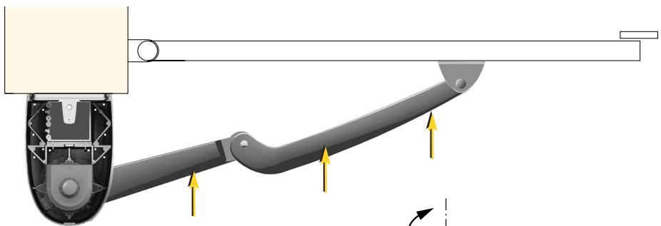 SOMFY PASSEO 650 - Verrouillage des bras. - 1
