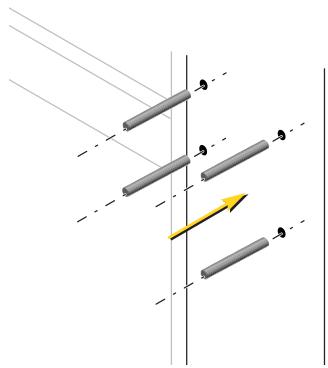 SOMFY PASSEO 650 - Pose des scellements. - 2