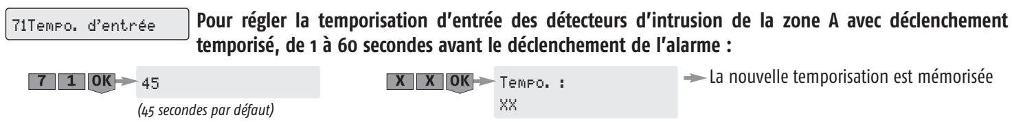 SOMFY PROTEXIOM - Paramètres des fonctions avancées - 2