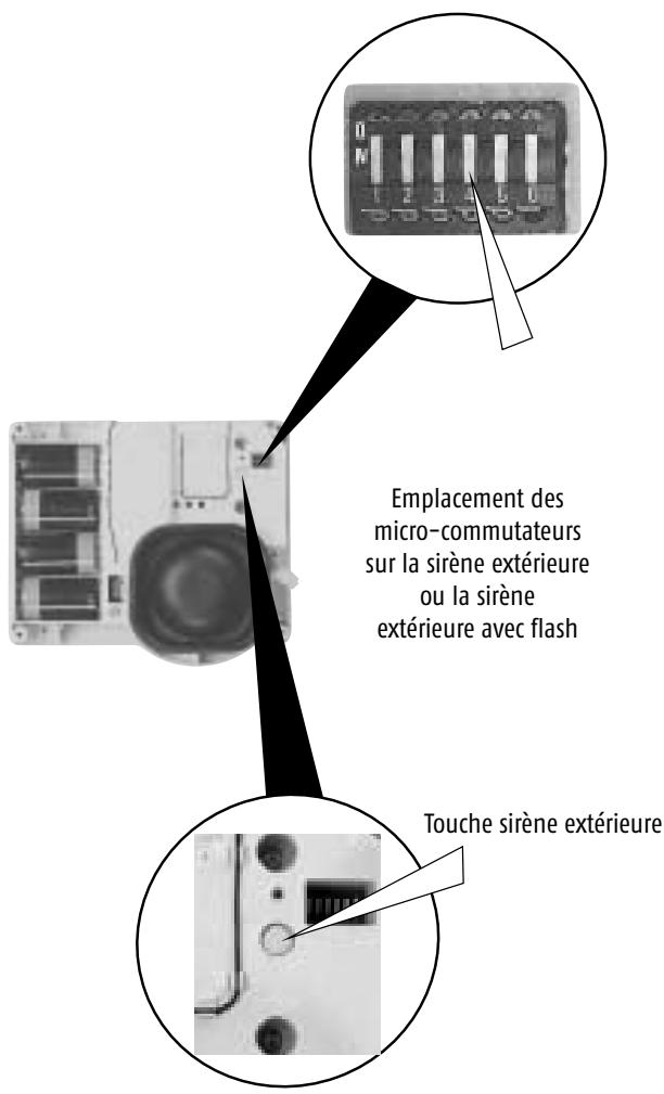 SOMFY PROTEXIOM 70 - RETARDEMENT DU DECLENCHEMENT DE LA SIRENE EXTERIEURE / SIRENE EXTERIEURE AVEC FLASH ET DE LA SIRENE D'INTERIEUR - 1