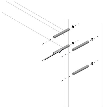 SOMFY SGA 2000 - Pose des scellements - 2