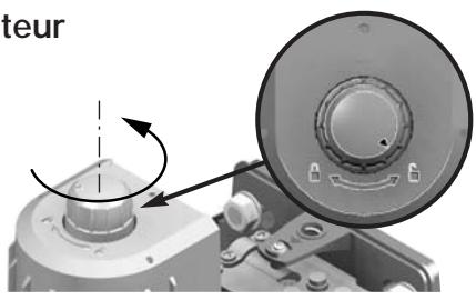SOMFY SGA 2000 - Déverrouillage / verrouillage du moteur - 1