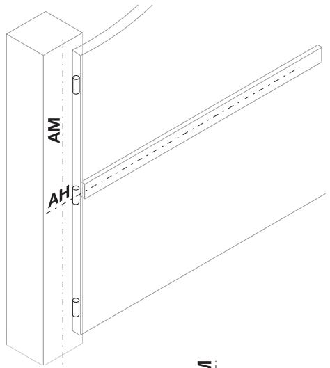 SOMFY SGA 5000 - Préparation et perçage des piliers - 2
