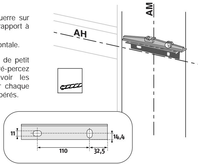 SOMFY SGS 200 - Préparation et perçage des piliers - 3