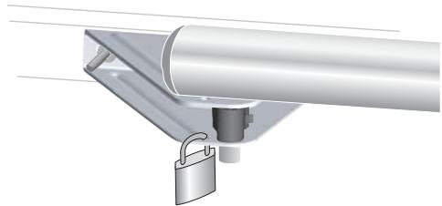 SOMFY SGS 201 - Accrochage / décrochage du vérin - 2