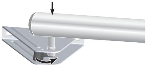 SOMFY SGS 601 - Pose des vérins - 4