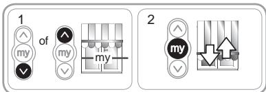 SOMFY SUNEA IO - Wissen van de favoriete positie (my) - 1