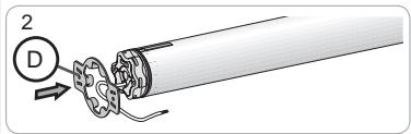 SOMFY SUNEA IO - Montage de l'ensemble tube-moteur - 2