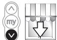 SOMFY SUNEA IO - Regolazione del finecorsa basso - 1