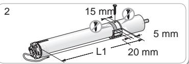 SOMFY SUNEA IO - Assemblage motor - buis - 2