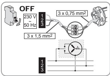 SOMFY SUNEA IO - ELEKTRISCHER ANSCHLUSS - 2