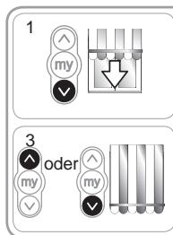 SOMFY SUNEA IO - Ändern der unteren Endlage - 1