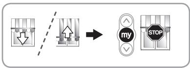 SOMFY SUNEA IO - Funzione STOP - 1