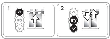 SOMFY SUNEA IO - Functie «Back release», alleen voor cassettezonweringen - 1