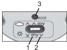 SOMFY THERMOSUNIS - Modus veranderen - 1