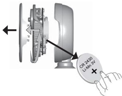 SOMFY THERMOSUNIS - Batterij verrangen: - 1