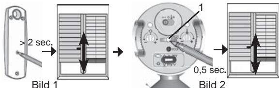 SOMFY THERMOSUNIS - Sensor löschen (muss eingeschaltet sein) - 1