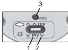 SOMFY THERMOSUNIS - Cambio della modalità - 1