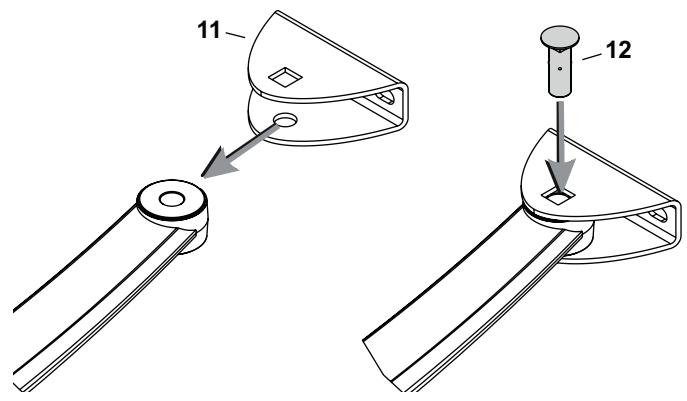 SOMFY EVOLVIA 400 - Montez la patte de fixationvantail - 2