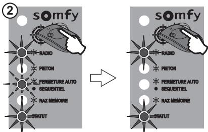 SOMFY EVOLVIA 400 - ■ Activation du mode fermeture automatique - 3
