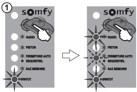 SOMFY EVOLVIA 400 - Effacez les réglages et les télécommandes mémorisées - 1