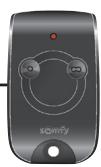 SOMFY EVOLVIA 400 - Télécommande 2 touches—Keytis NS 2 RTS 2400549 - 1