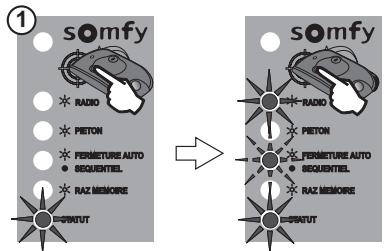 SOMFY EVOLVIA 400 - - Reconnaissance des cellules par l'électronique du moteur en mode séquentiel - 1