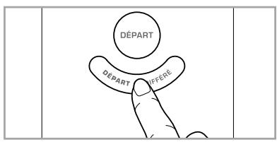 ROWENTA FOUR FC383 - Pour différer le départ de la cuisson : - 1